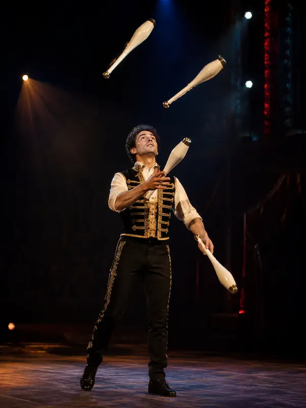 Cirque contemporain en représentation