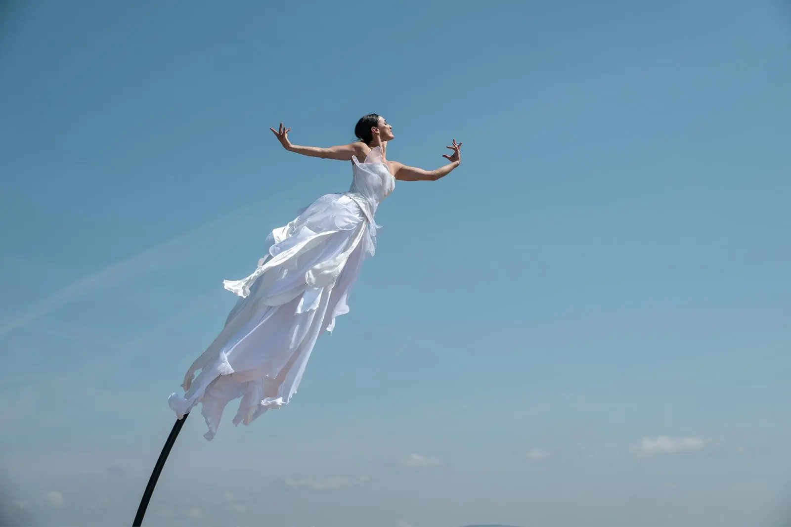 Artistes de la compagnie Nuits Blanches en spectacle